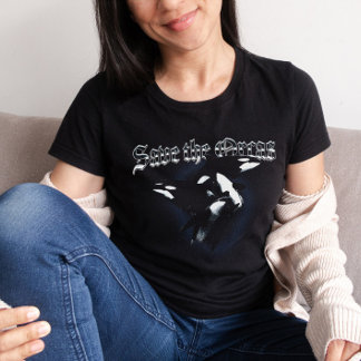 Save the Orcas 90s Bootleg Esthetisch T-shirt