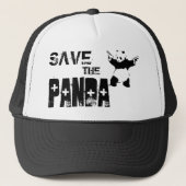 Save the Panda Boné Trucker Trucker Pet (Voorkant)