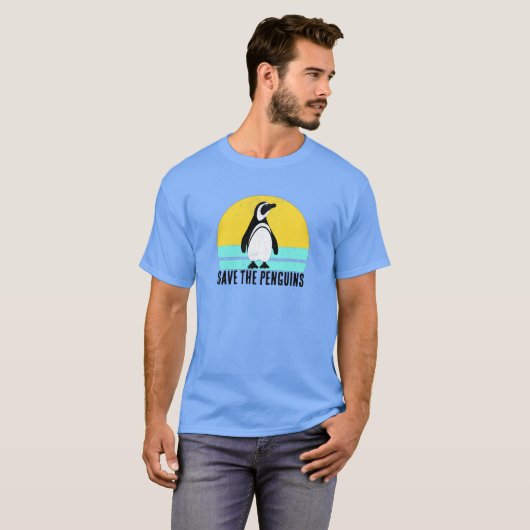 Save The Penguins T-shirt (Voorkant volledig)