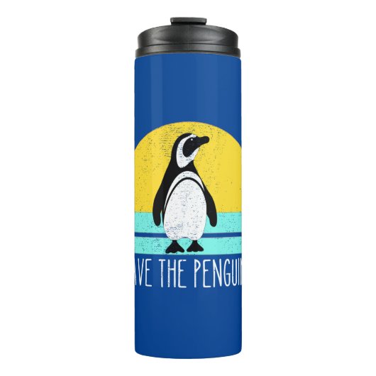 Save The Penguins Thermosbeker (Voorkant)