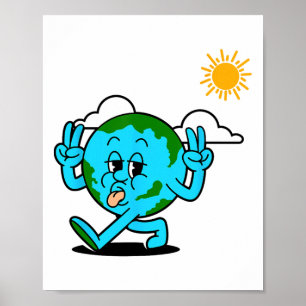 Save the Planet Earth Day Milieu Natuur Liefhebber Poster