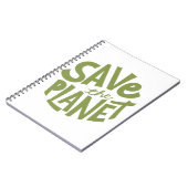 Save the Planet Eco Design Notitieboek (Linkerzijde)