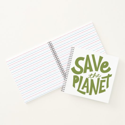 Save the Planet Eco Design Notitieboek (Binnen)
