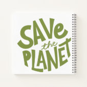 Save the Planet Eco Design Notitieboek (Achterkant)