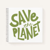 Save the Planet Eco Design Notitieboek (Voorkant)