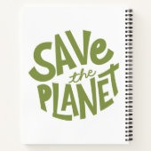Save the Planet Eco Design Notitieboek (Achterkant)