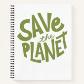 Save the Planet Eco Design Notitieboek (Voorkant)