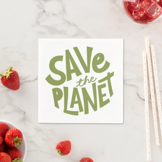 Save the Planet Eco Design Servet (Insitu)