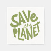 Save the Planet Eco Design Servet (Voorkant)