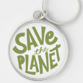 Save the Planet Eco Design Sleutelhanger (Voorkant)
