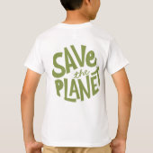 Save the Planet Eco Design T-shirt (Achterkant)