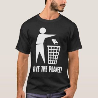 Save the Planet! (Escura) T-shirt