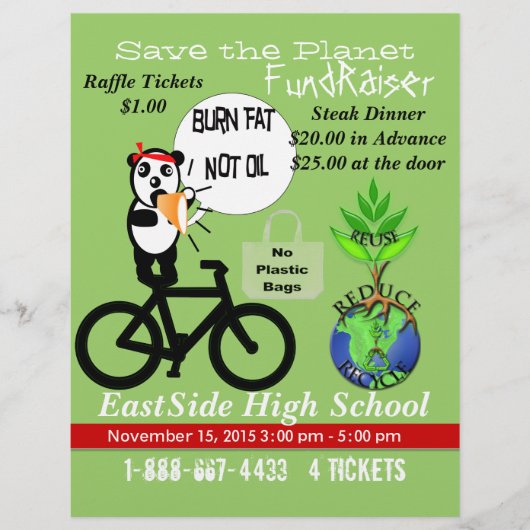 Save The Planet Flyer (Voorkant)