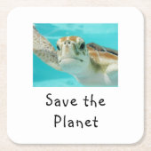 Save The Planet Kartonnen Onderzetters (Voorkant)