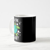 Save the Planet - Milieubescherming Aarde D Koffiemok (Voorkant links)