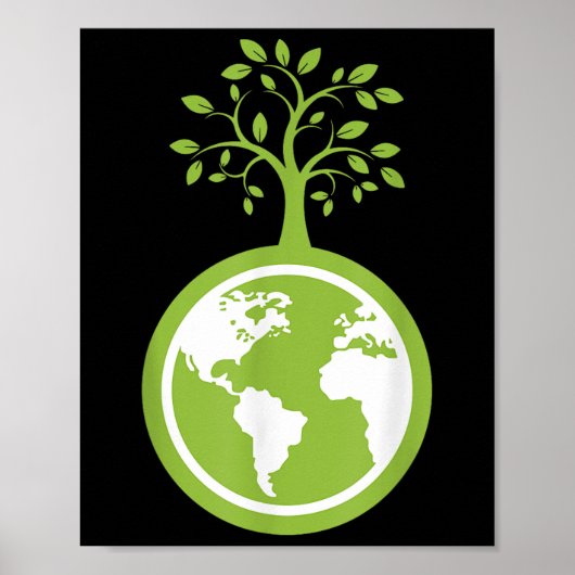 Save the Planet - Save the Earth Milieuprogramma Poster (Voorkant)