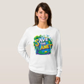 save the planet t-shirt (Voorkant volledig)