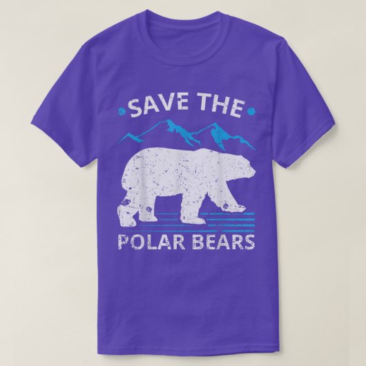 Save The Polar Bears - Environment Protection Natu T-shirt (Design voorkant)