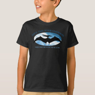 SAVE THE PTERANODON beroemd gemaakt door Jeff Will T-shirt