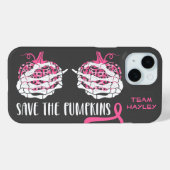 Save the Pumpkins Borstkanker bewustzijn Case-Mate iPhone Case (Achterkant (horizontaal))