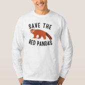 Save the Red Pandas T-shirt (Voorkant)