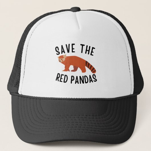 Save the Red Pandas Trucker Pet (Voorkant)