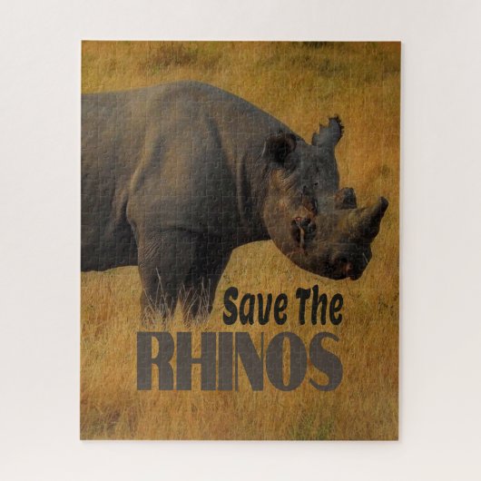 Save The Rhinos Legpuzzel (Verticaal)