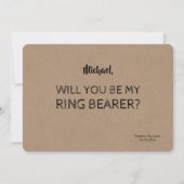 Save The Ring - Grappig Ring Drager Voorstel Kaart (Achterkant)