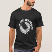 Save The Sea Pandas T-shirt (Voorkant)