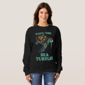 Save The Sea Turtle Trui (Voorkant volledig)