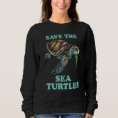 Save The Sea Turtle Trui (Voorkant)