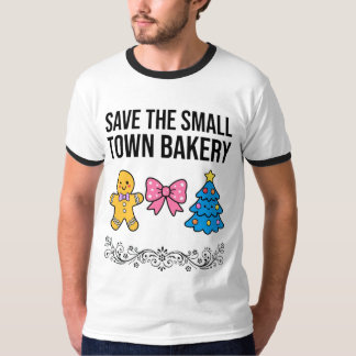 "Save The Small Town Bakery"-T-shirt | Warm Cute p T-shirt