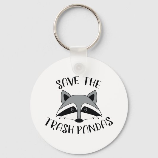 Save The Trash Pandas Sleutelhanger (Voorkant)