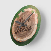 Save the trees Inspiron Design Ronde Klok (Hoek)