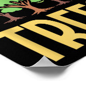 Save the Trees Jeugd Milieubewustzijn Kleding Poster (Hoek)