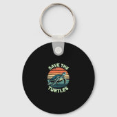 Save The Turtles Animal Turtle Pet Lover (2) Sleutelhanger (Voorkant)