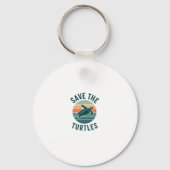 Save The Turtles Animal Turtle Pet Lover (2) Sleutelhanger (Voorkant)