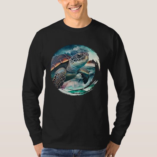 Save the Turtles Environmental protection Ocean sp T-shirt (Voorkant)