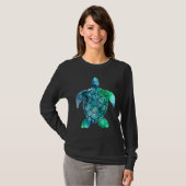Save the Turtles Zee Turtle Animals Zee Turtle T-shirt (Voorkant volledig)