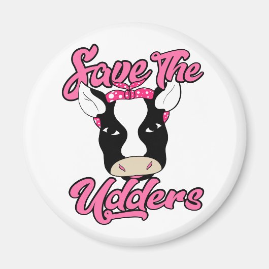 Save the Udders Magneet (Voorkant)