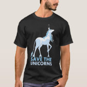 Save the Unicorns friends gift T-shirt (Voorkant)