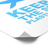 Save the Whales · Keep the Sea Plastic Free Apron Poster (Hoek)