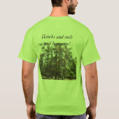 Save Thousand Oaks Park - haviken en uilen hebben  T-shirt (Achterkant)