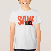 SAVE-TIKTOK-T-SHIRT Tri-Blend SHIRT (Voorkant)