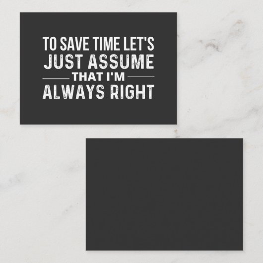 save time visitekaartje (Voorkant / Achterkant)