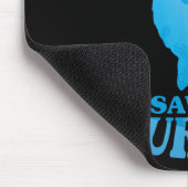 Save Turtle Clean Zee Save Natuur Oceans Day Quote Muismat (Hoek)