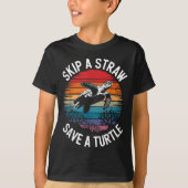 Save Turtles Sea Ocean Turtle Shirt  (Voorkant)