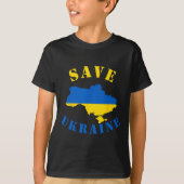Save Ukraine Shirt A Ukranian T Shirt  (Voorkant)