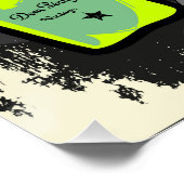 Save Water, Drink Champagne (Neon Drip Duck) Perfect Poster (Hoek)