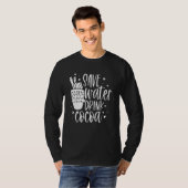 Save Water Drink Cocoa  Christmas For Men Women T-shirt (Voorkant volledig)